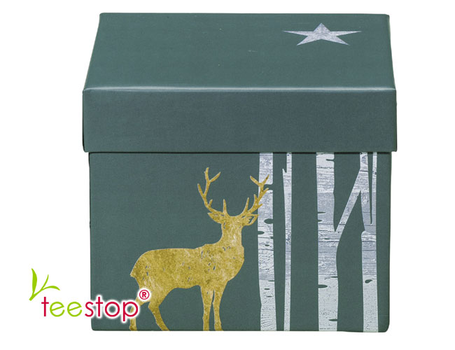 der Winter Becher Mystic Deer wird in einer hübschen Geschenkbox verpackt